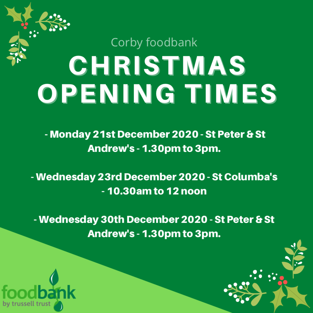 christmas-opening-times-corby-foodbank